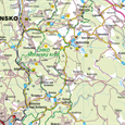 Nástěnná mapa Blansko, Boskovice