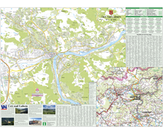 Nástěnná mapa Ústí nad Labem