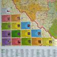Administrativní nástěnná mapa krajů ČR EX350 - 2. jakost

