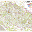 Silniční nástěnná mapa ČR PF300 - 2. jakost