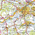 Silniční nástěnná mapa ČR PF300 - 2. jakost