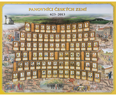 Nástěnný obraz - Panovníci Českých zemí 623 - 2013 