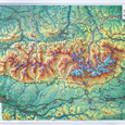 Plastická mapa Tatry