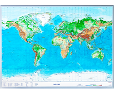 Plastická mapa světa
