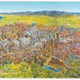 Panoramatická mapa Alp