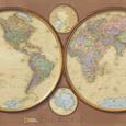 Politická nástěnná mapa světa Hemispheres NG

