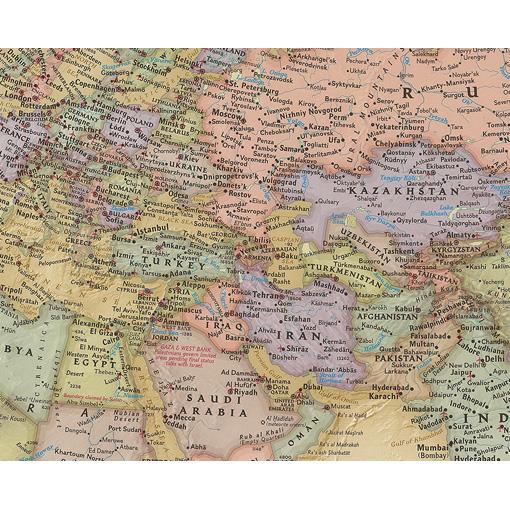 Politická nástěnná mapa světa Hemispheres NG

