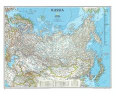 Nástěnná mapa Ruska
