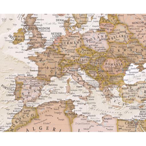 Politická nástěnná mapa světa Antique