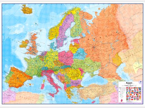 Politická nástěnná mapa Evropy CE4300
