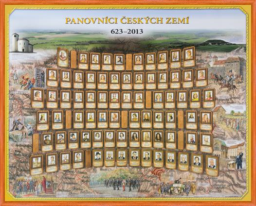 Nástěnný obraz – Panovníci Českých zemí 623-2013
