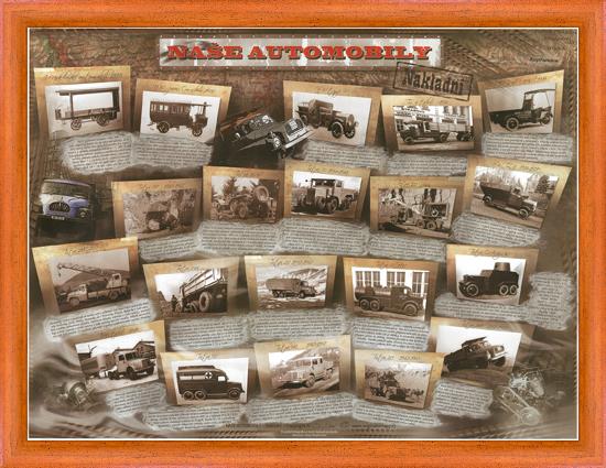 Poster Naše automobily