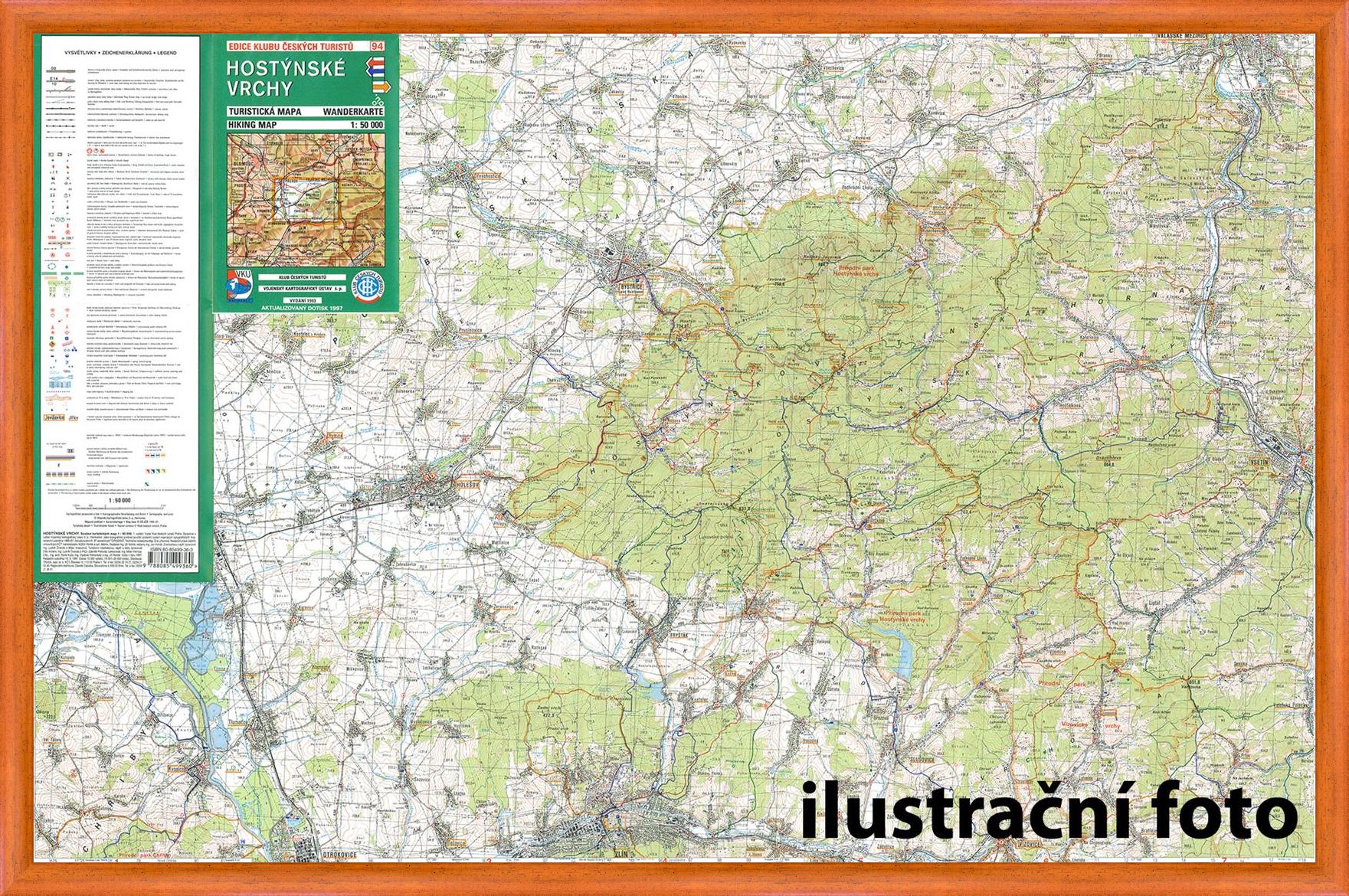 Nástěnná mapa Ostravsko - turistická (61)